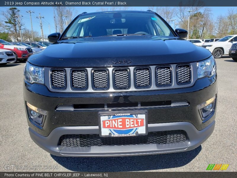Diamond Black Crystal Pearl / Black 2019 Jeep Compass Altitude 4x4