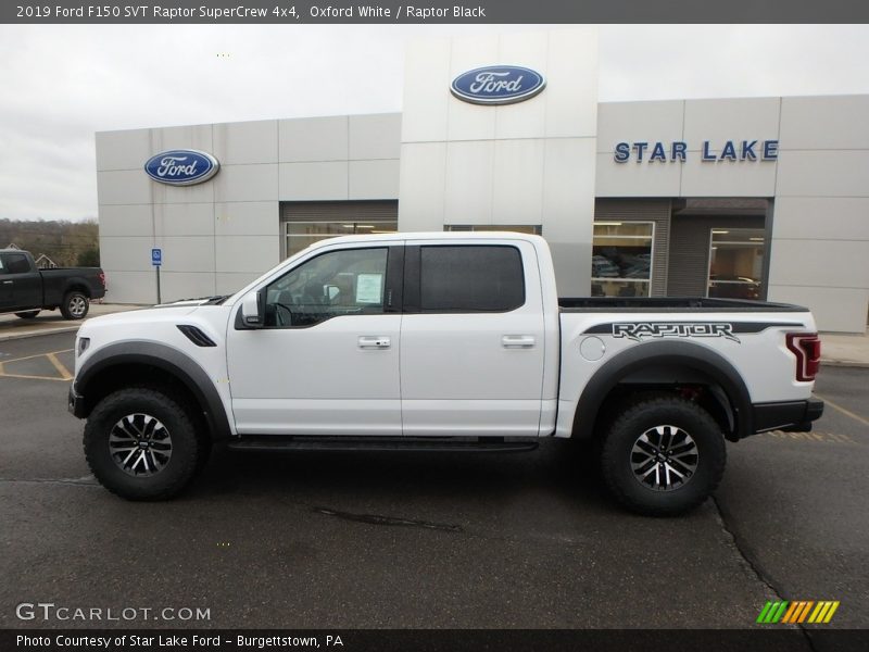 Oxford White / Raptor Black 2019 Ford F150 SVT Raptor SuperCrew 4x4