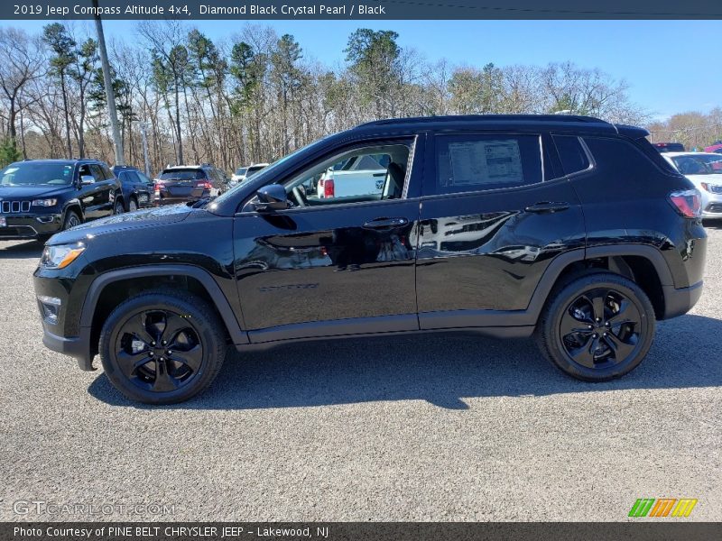 Diamond Black Crystal Pearl / Black 2019 Jeep Compass Altitude 4x4