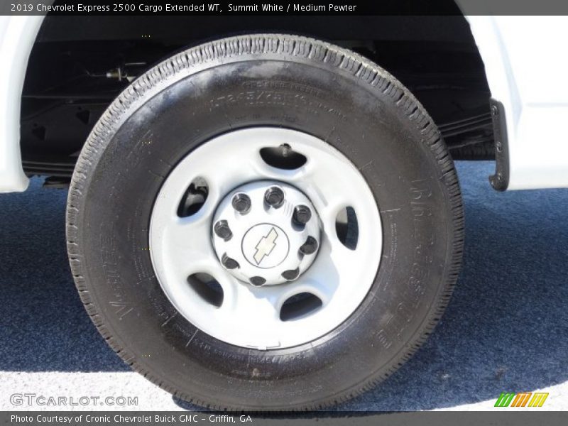 Summit White / Medium Pewter 2019 Chevrolet Express 2500 Cargo Extended WT