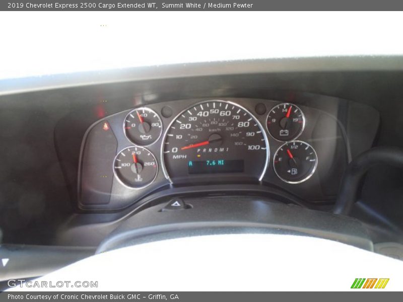  2019 Express 2500 Cargo Extended WT 2500 Cargo Extended WT Gauges