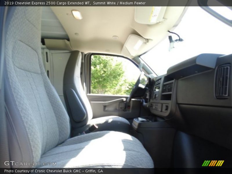 Summit White / Medium Pewter 2019 Chevrolet Express 2500 Cargo Extended WT