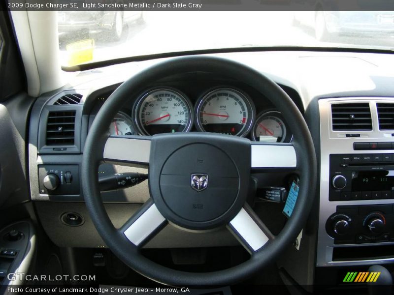 Light Sandstone Metallic / Dark Slate Gray 2009 Dodge Charger SE