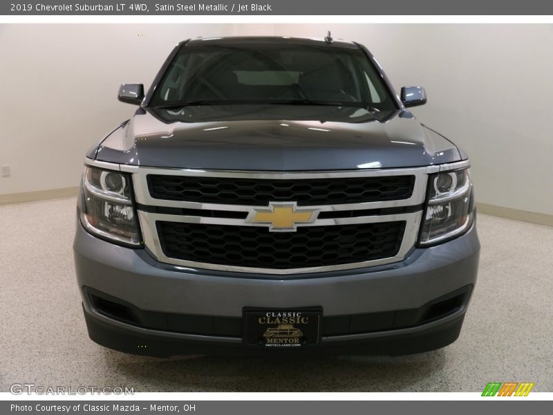 Satin Steel Metallic / Jet Black 2019 Chevrolet Suburban LT 4WD