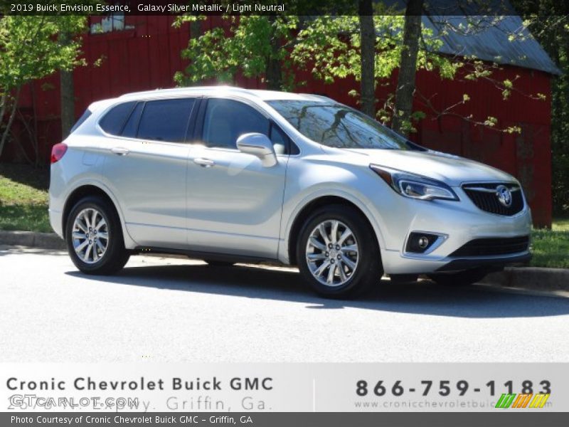 Galaxy Silver Metallic / Light Neutral 2019 Buick Envision Essence