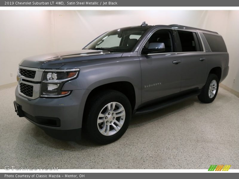 Satin Steel Metallic / Jet Black 2019 Chevrolet Suburban LT 4WD