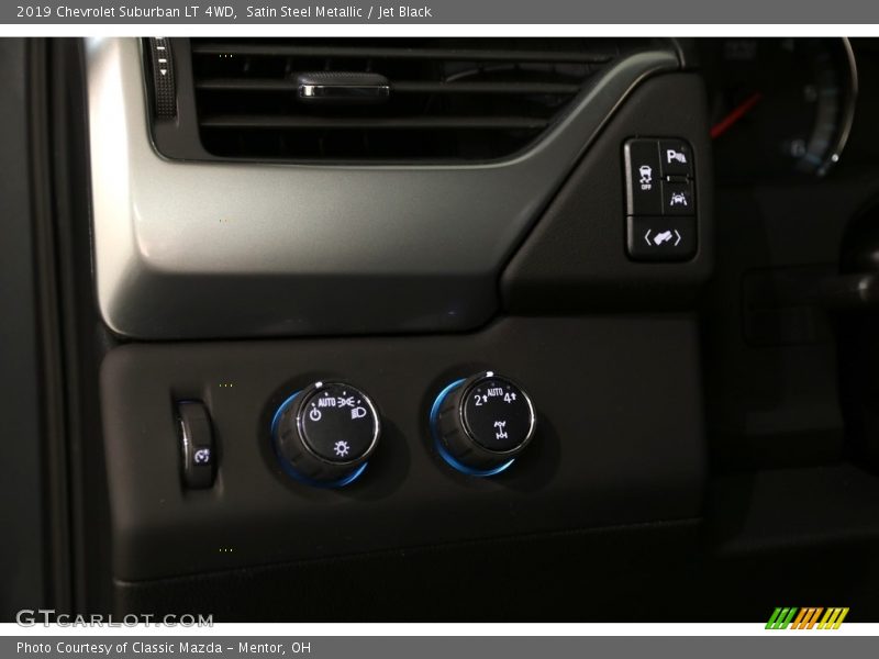 Satin Steel Metallic / Jet Black 2019 Chevrolet Suburban LT 4WD