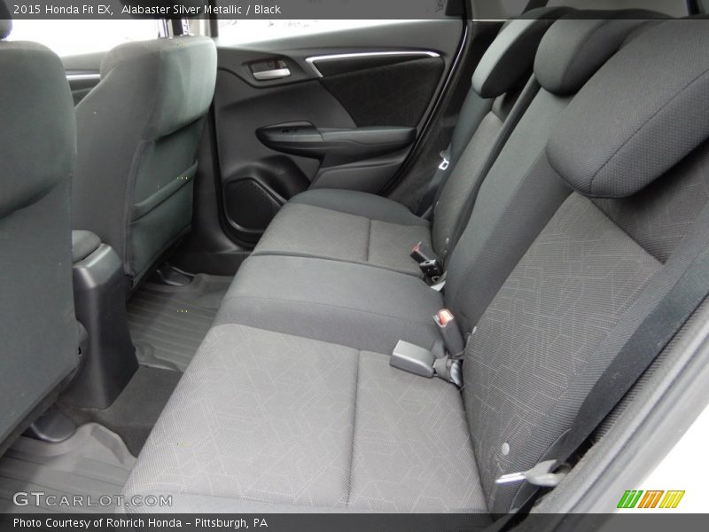 Alabaster Silver Metallic / Black 2015 Honda Fit EX