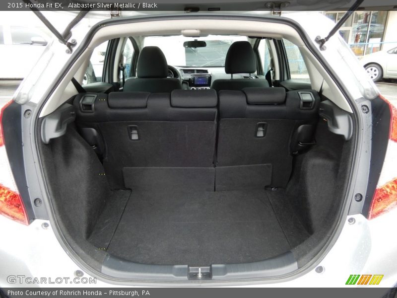 Alabaster Silver Metallic / Black 2015 Honda Fit EX