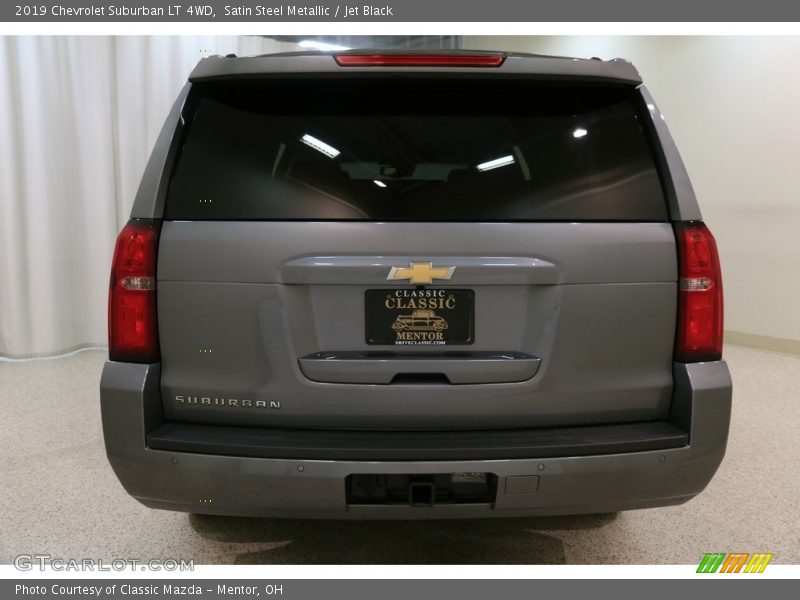 Satin Steel Metallic / Jet Black 2019 Chevrolet Suburban LT 4WD