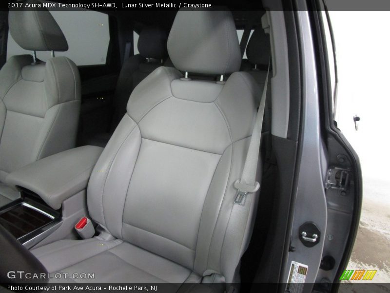 Lunar Silver Metallic / Graystone 2017 Acura MDX Technology SH-AWD