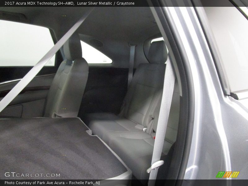 Lunar Silver Metallic / Graystone 2017 Acura MDX Technology SH-AWD