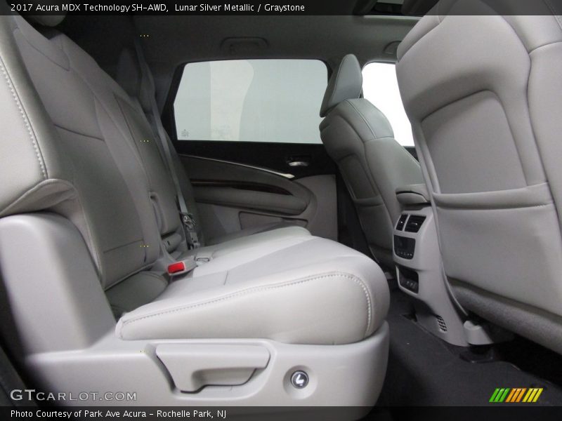 Lunar Silver Metallic / Graystone 2017 Acura MDX Technology SH-AWD