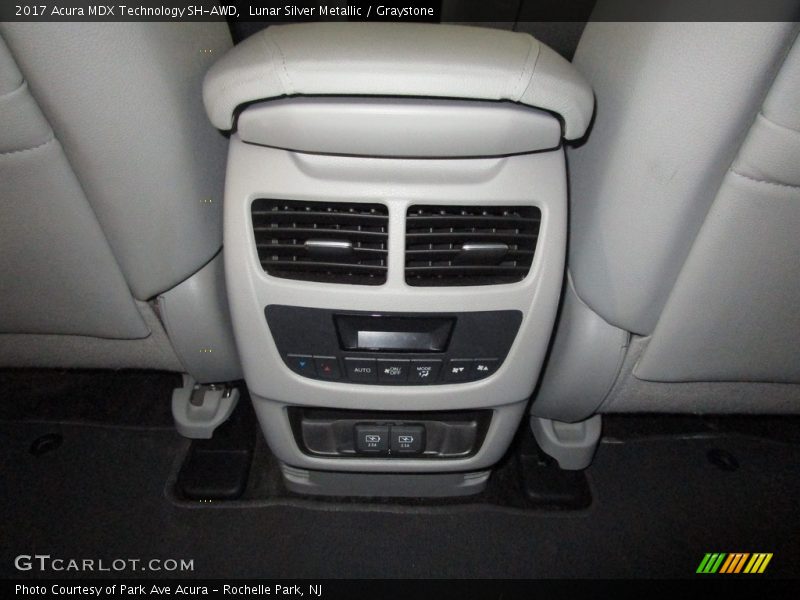 Lunar Silver Metallic / Graystone 2017 Acura MDX Technology SH-AWD
