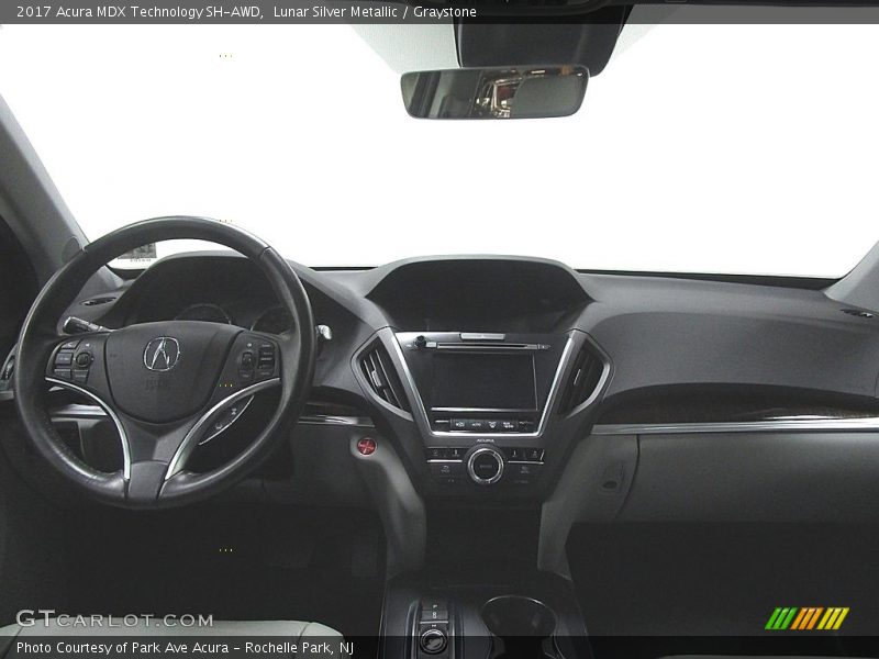 Lunar Silver Metallic / Graystone 2017 Acura MDX Technology SH-AWD
