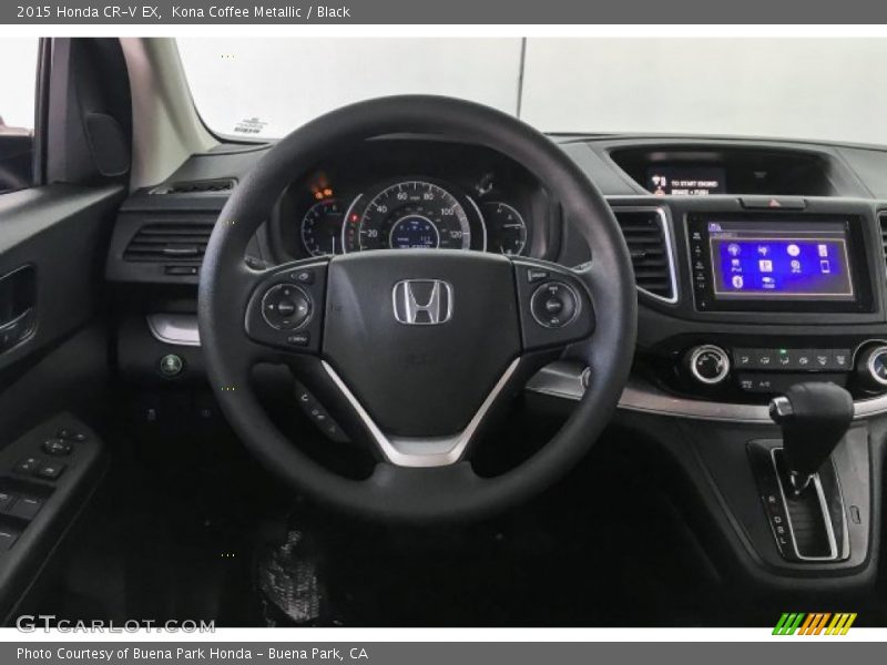 Kona Coffee Metallic / Black 2015 Honda CR-V EX