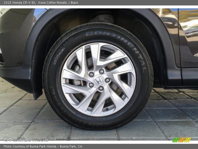 Kona Coffee Metallic / Black 2015 Honda CR-V EX