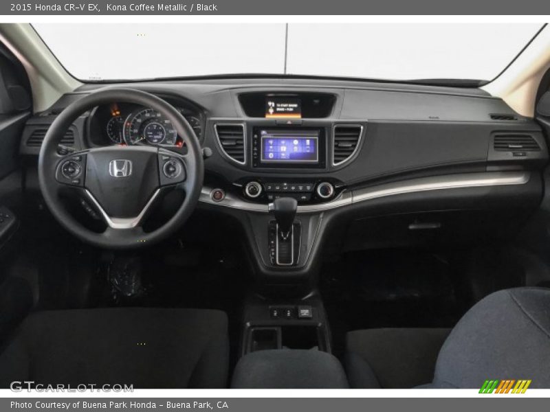 Kona Coffee Metallic / Black 2015 Honda CR-V EX