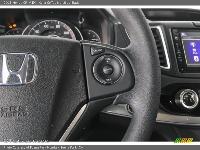 Kona Coffee Metallic / Black 2015 Honda CR-V EX