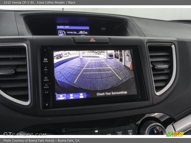 Kona Coffee Metallic / Black 2015 Honda CR-V EX