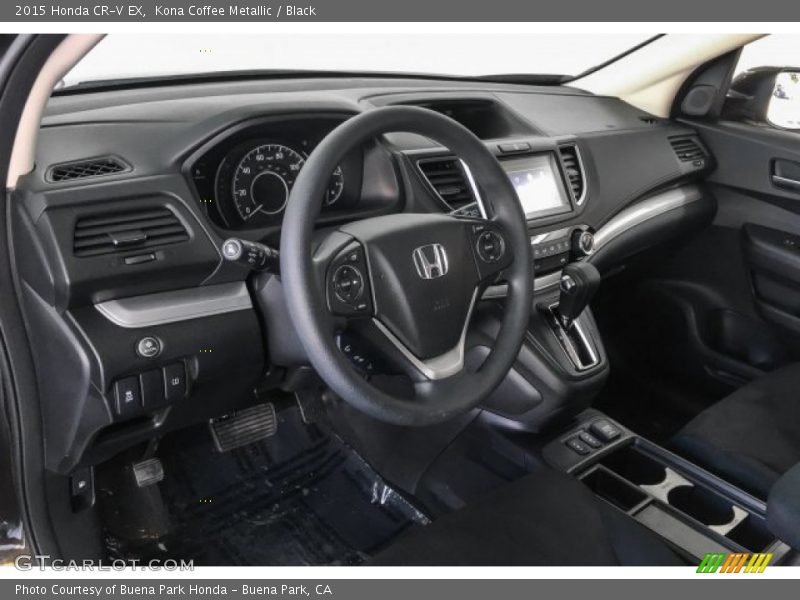 Kona Coffee Metallic / Black 2015 Honda CR-V EX
