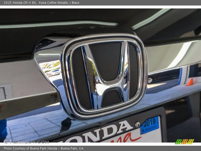 Kona Coffee Metallic / Black 2015 Honda CR-V EX