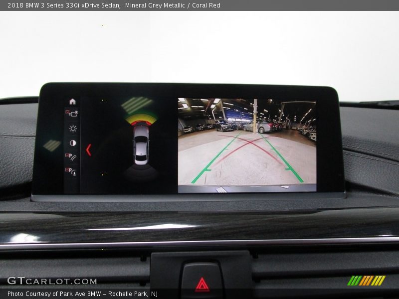 Mineral Grey Metallic / Coral Red 2018 BMW 3 Series 330i xDrive Sedan