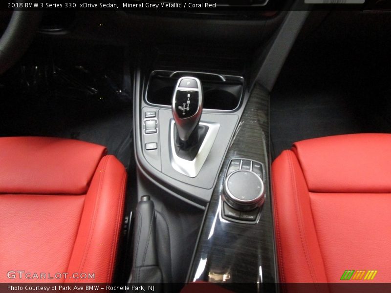 Mineral Grey Metallic / Coral Red 2018 BMW 3 Series 330i xDrive Sedan