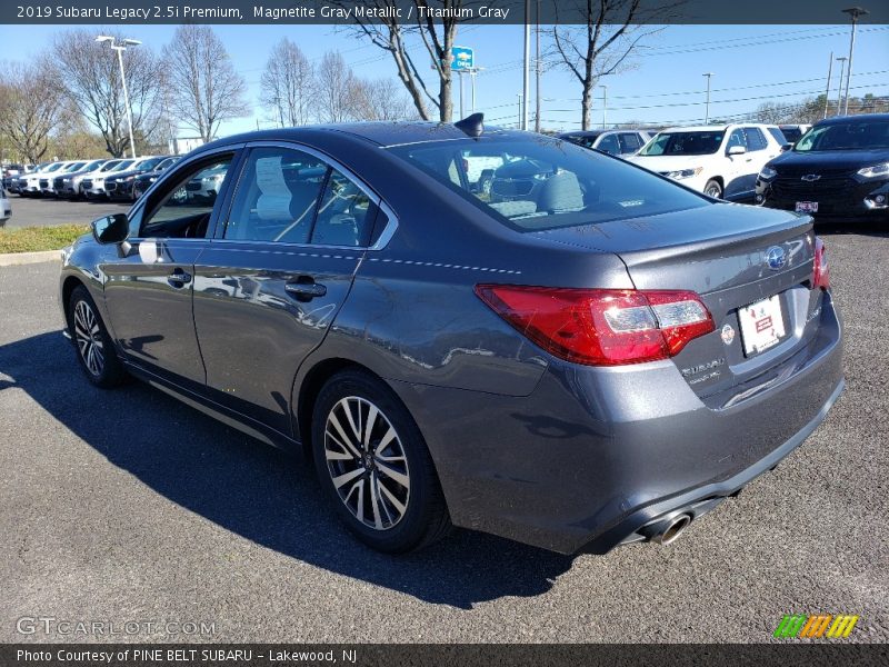 Magnetite Gray Metallic / Titanium Gray 2019 Subaru Legacy 2.5i Premium