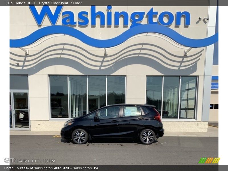 Crystal Black Pearl / Black 2019 Honda Fit EX