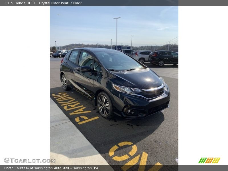 Crystal Black Pearl / Black 2019 Honda Fit EX