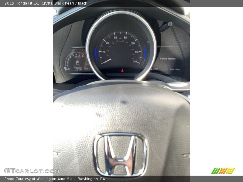Crystal Black Pearl / Black 2019 Honda Fit EX