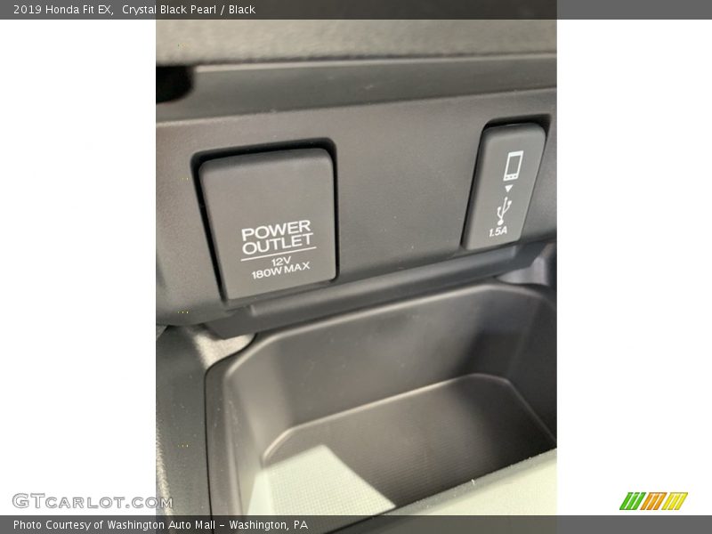 Crystal Black Pearl / Black 2019 Honda Fit EX