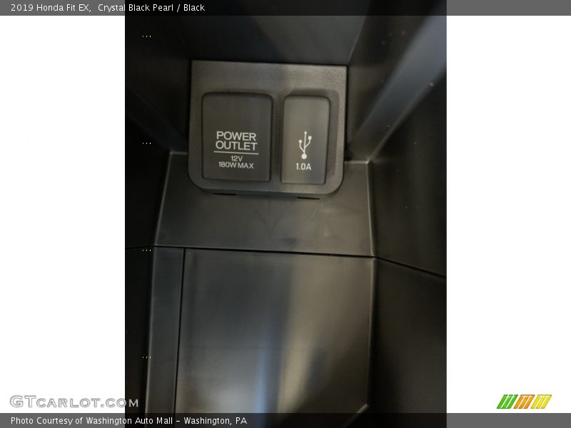 Crystal Black Pearl / Black 2019 Honda Fit EX