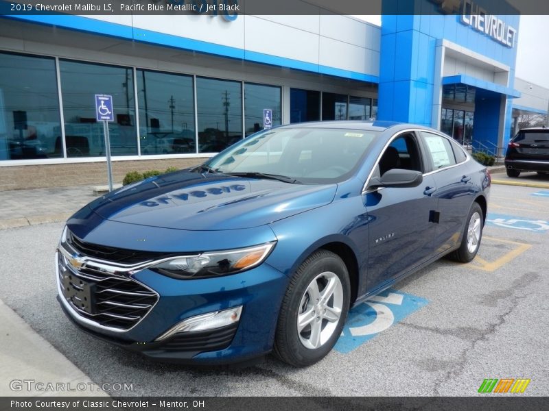 Pacific Blue Metallic / Jet Black 2019 Chevrolet Malibu LS