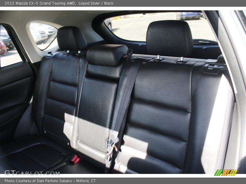 Liquid Silver / Black 2013 Mazda CX-5 Grand Touring AWD