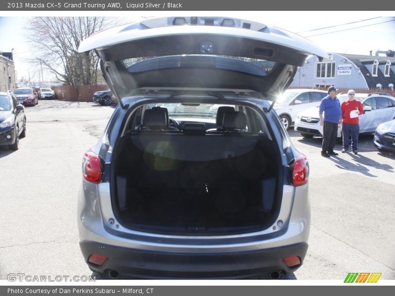 Liquid Silver / Black 2013 Mazda CX-5 Grand Touring AWD