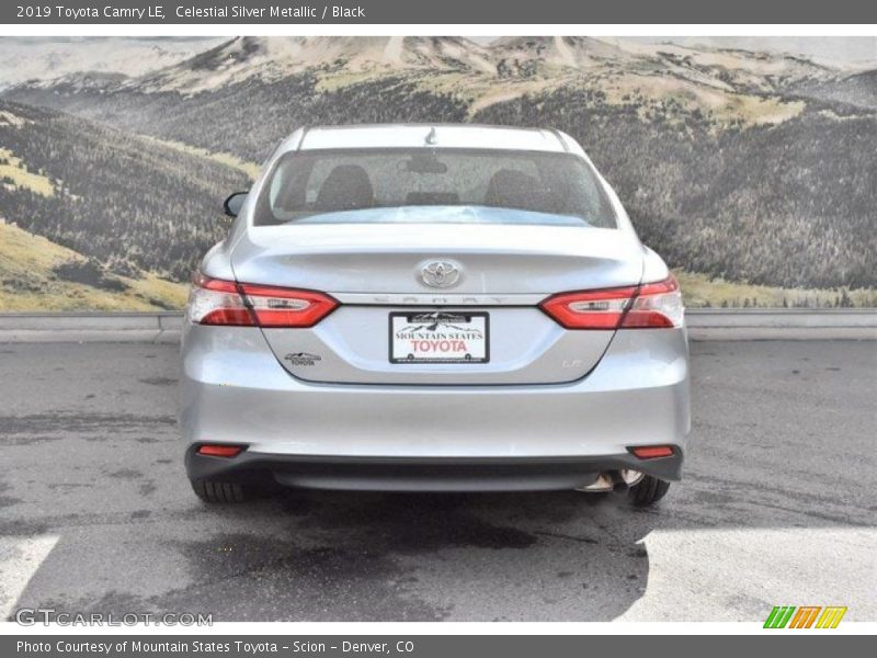 Celestial Silver Metallic / Black 2019 Toyota Camry LE