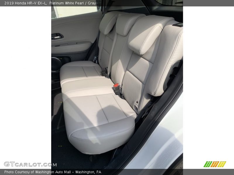 Platinum White Pearl / Gray 2019 Honda HR-V EX-L