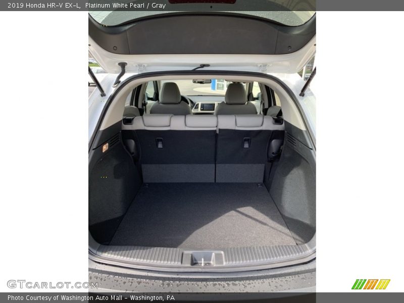 Platinum White Pearl / Gray 2019 Honda HR-V EX-L