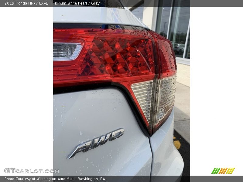 Platinum White Pearl / Gray 2019 Honda HR-V EX-L