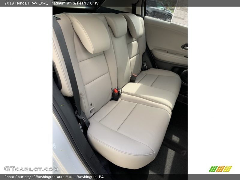 Platinum White Pearl / Gray 2019 Honda HR-V EX-L