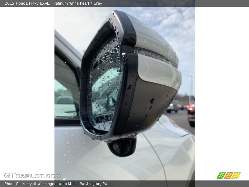 Platinum White Pearl / Gray 2019 Honda HR-V EX-L