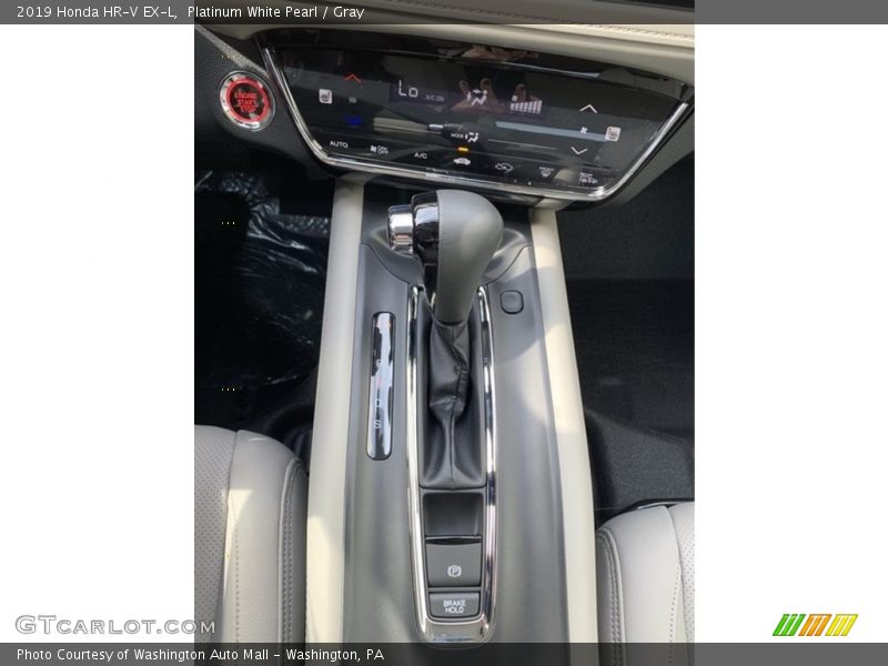 Platinum White Pearl / Gray 2019 Honda HR-V EX-L