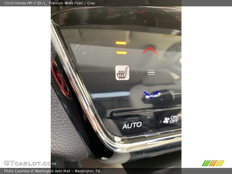 Platinum White Pearl / Gray 2019 Honda HR-V EX-L