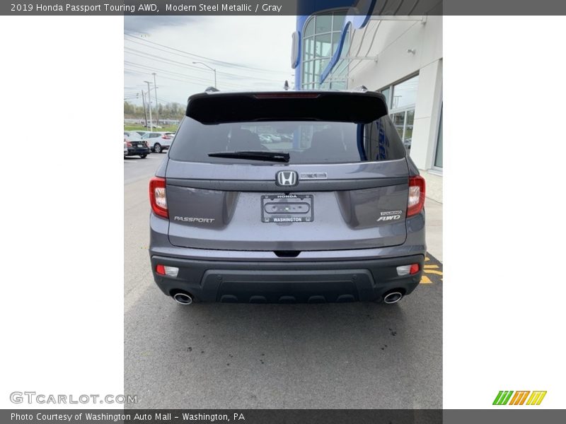 Modern Steel Metallic / Gray 2019 Honda Passport Touring AWD