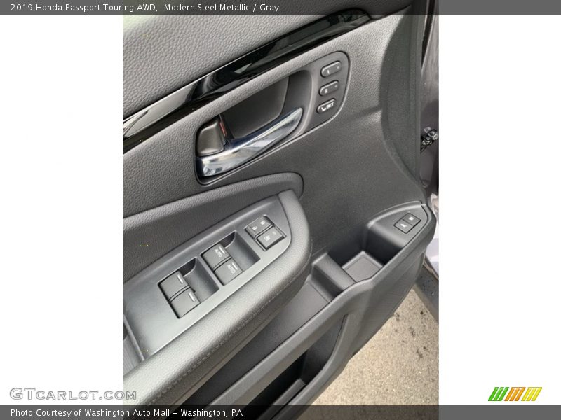 Modern Steel Metallic / Gray 2019 Honda Passport Touring AWD