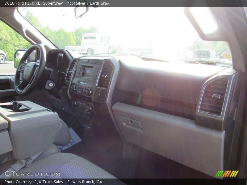 Ingot Silver / Earth Gray 2018 Ford F150 XLT SuperCrew
