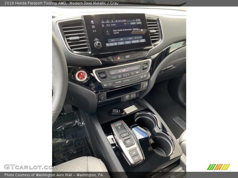Modern Steel Metallic / Gray 2019 Honda Passport Touring AWD