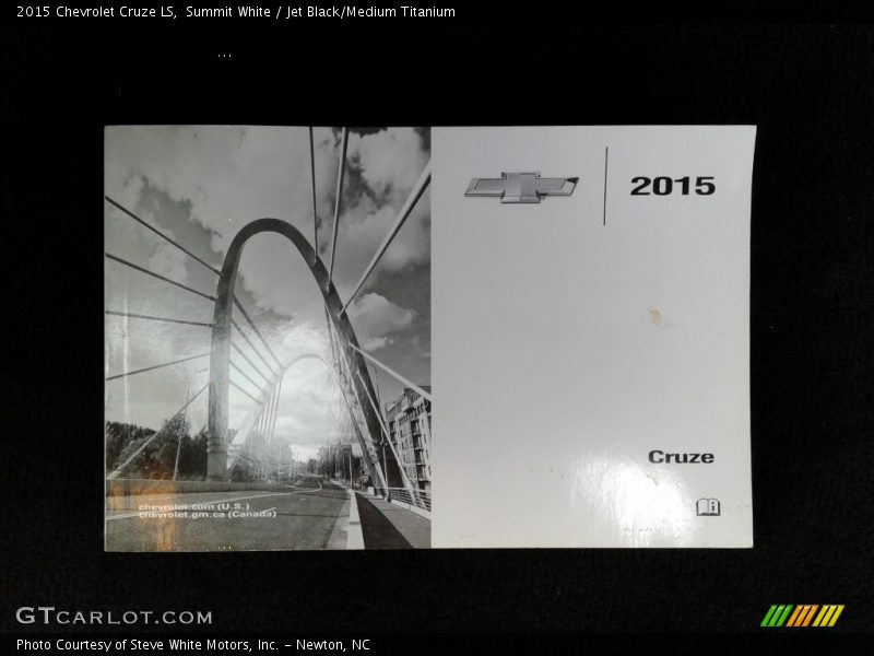 Summit White / Jet Black/Medium Titanium 2015 Chevrolet Cruze LS